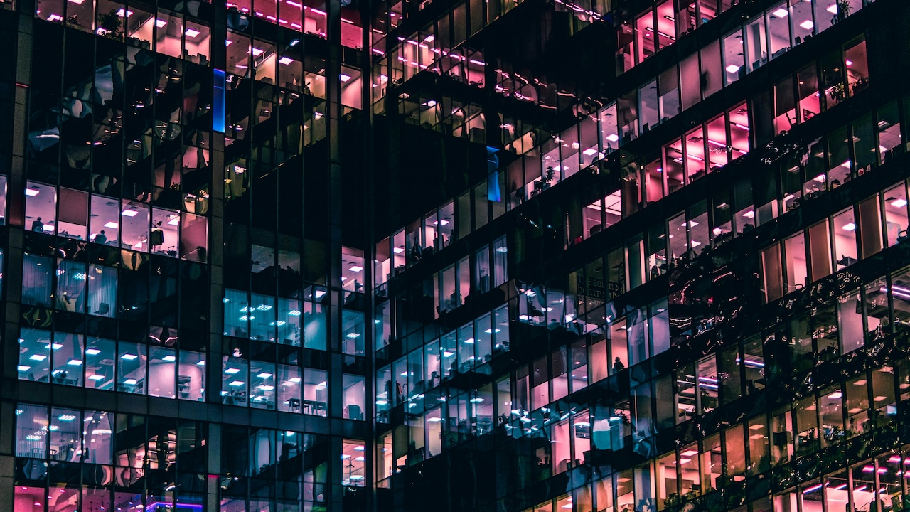 Photos of offices in the building